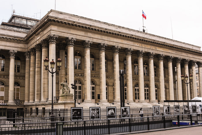 prédio da bourse de paris bolsa de valores