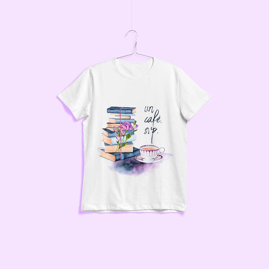 Camiseta Oh lala, Dani - Un café Svp