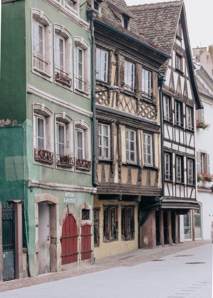 casas típicas da região da alsacia na frança