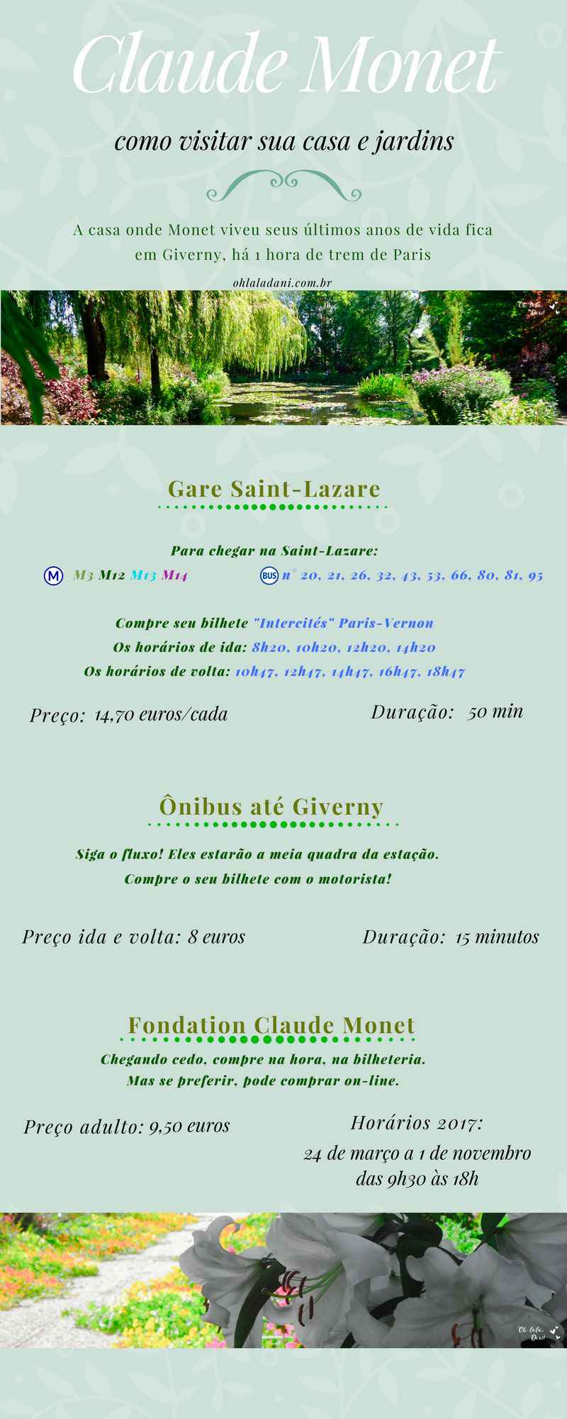 todas as informações para visitar os jardins de monet em giverny