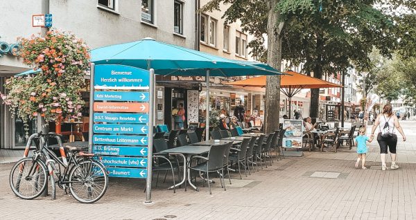 centro da cidade alemã perto de strasbourg
