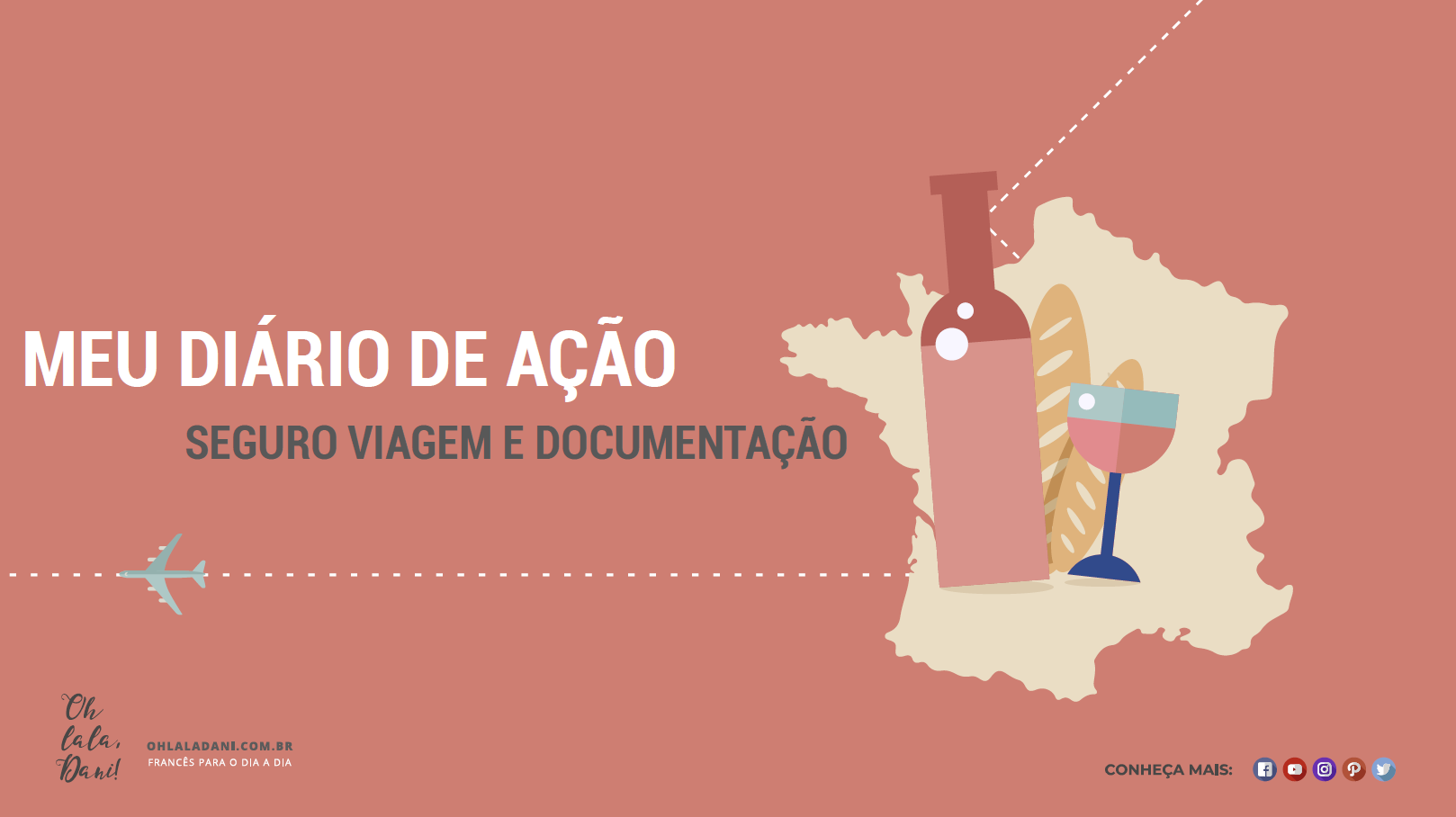 Capa meu diário de ação - Oh lala, Dani!