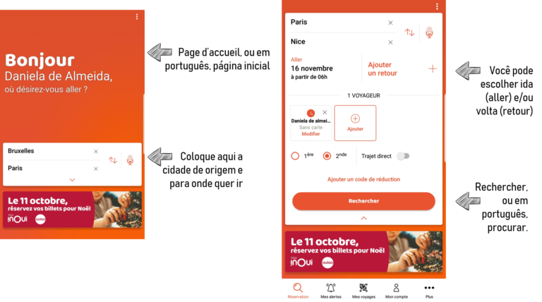 aplicativos de viagem passagem de trem na europa