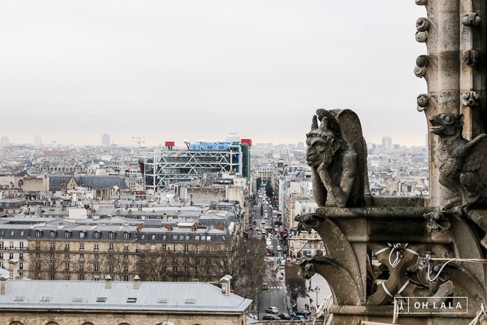 vista das torres da catedral notre dame