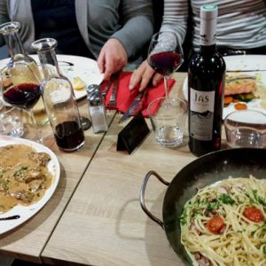 Foto dos pratos do restaurante Le Rossini em Nice