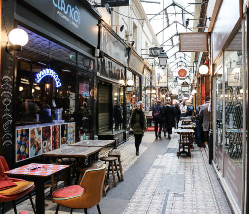 segundo arrondissement de paris passage panorama interno