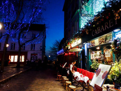 café da praça dos artistas em Montmartre Paris