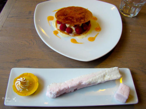 uma tentativa de mille feuille feito por mim