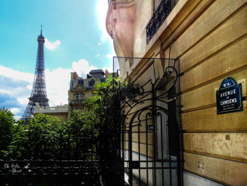 Placas de rua na cidade de Paris