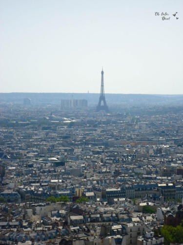 Vista da Sacre coeur em Montmartre