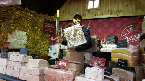 Torrone no Natal em Paris