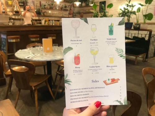 Loulou - Carta de drinks