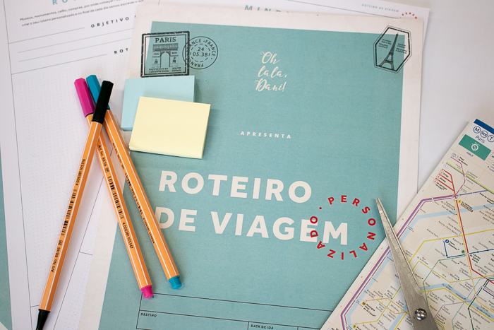 roteiro de viagem oh lala dani planner gratuito