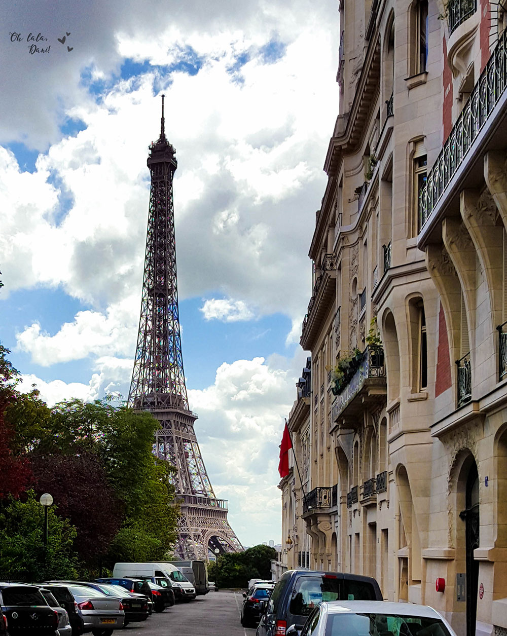 Vista da torre Eiffel