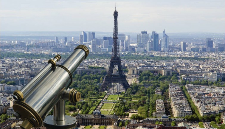 as melhores vista aérea de paris oh lala dani